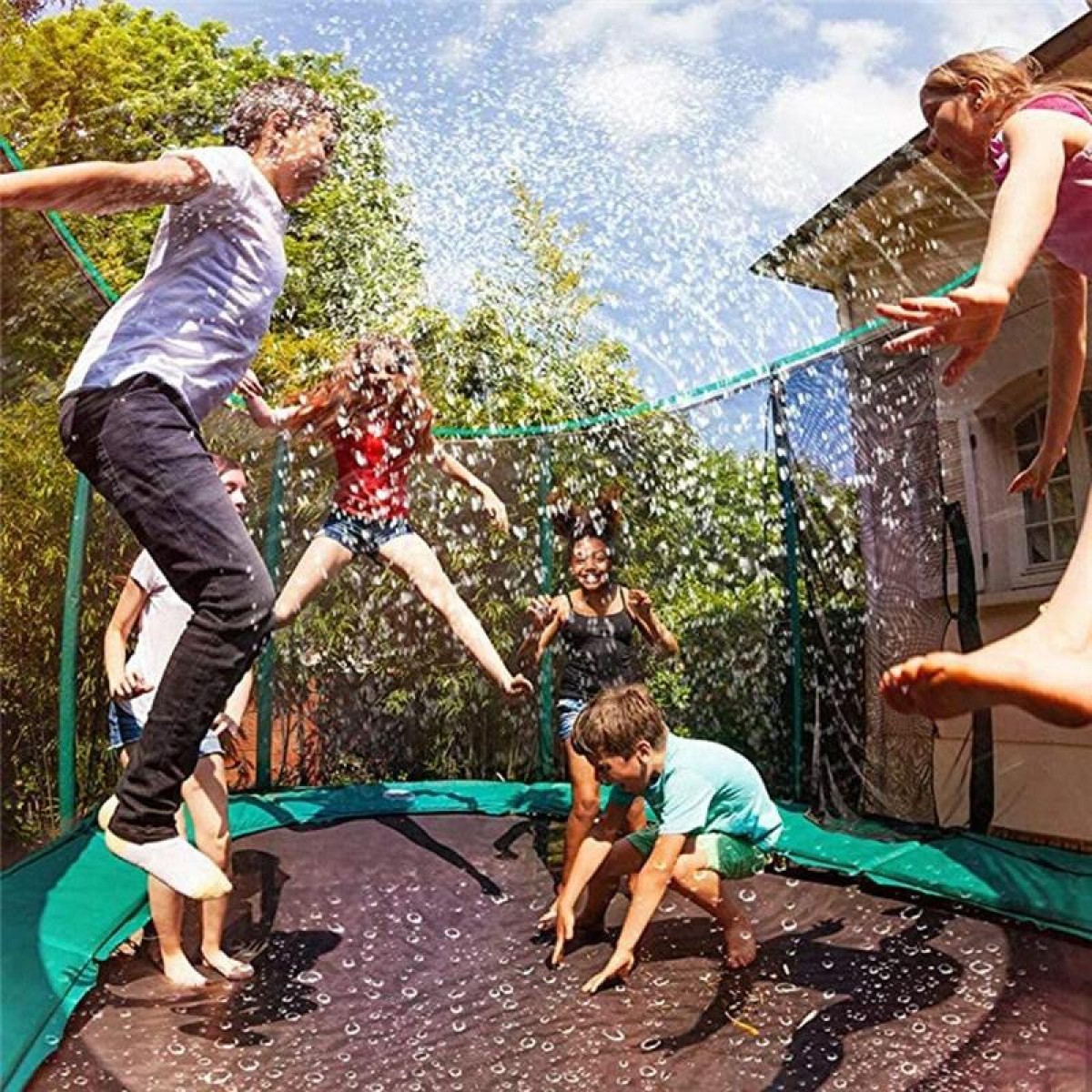 Trampoline Sprinkler Special for Garden Trampoline Watering, Size:12m(Yellow B Style)