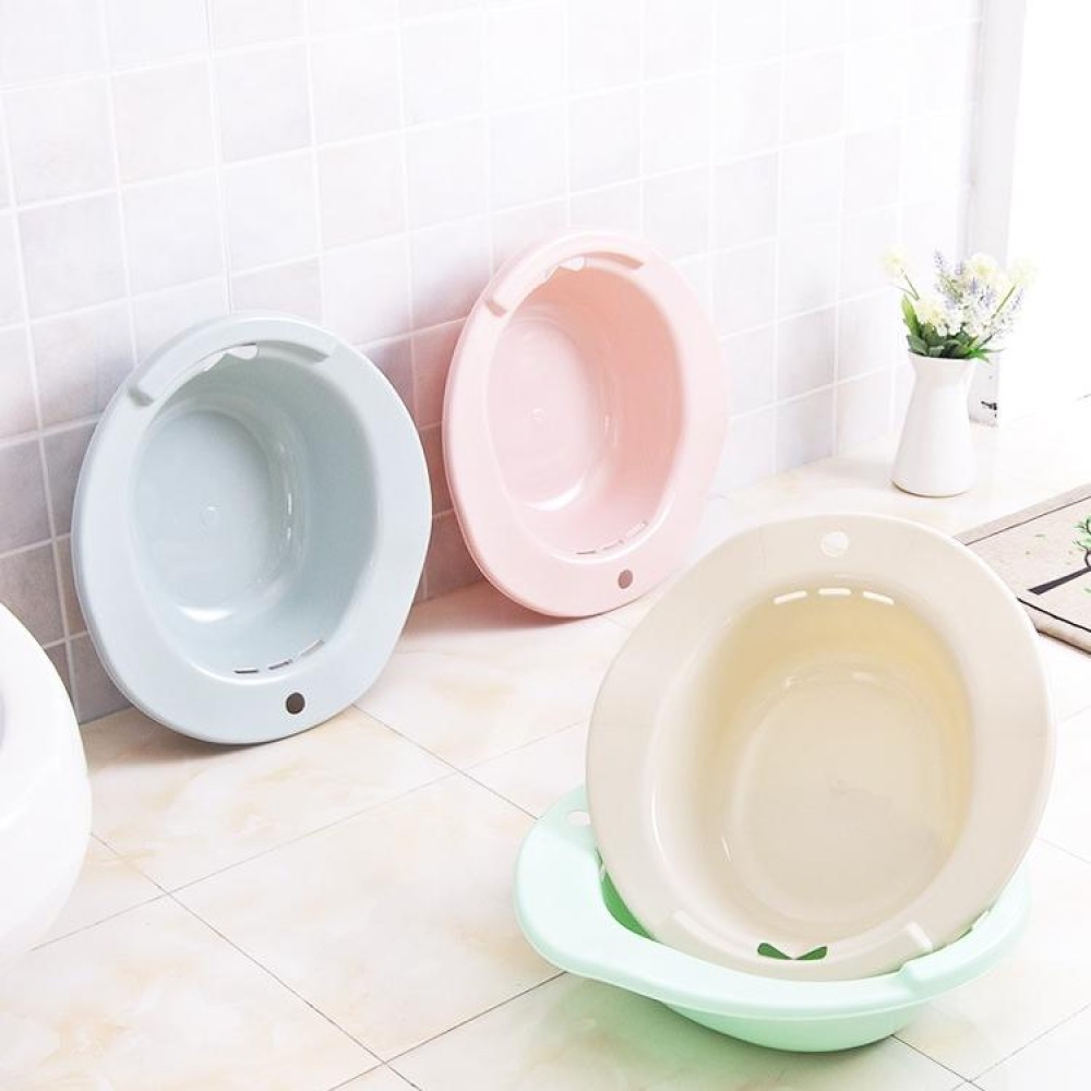 3 PCS Toilet Basin Pregnant Women And Elderly People Avoid Squats Wash Basins(Blue)