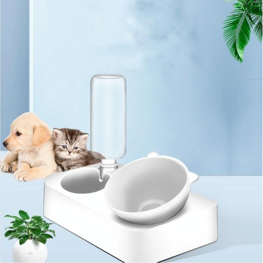 Pet Bowl Anti-tipping Automatic Drinking Water Feeding Bowl, Size:Small