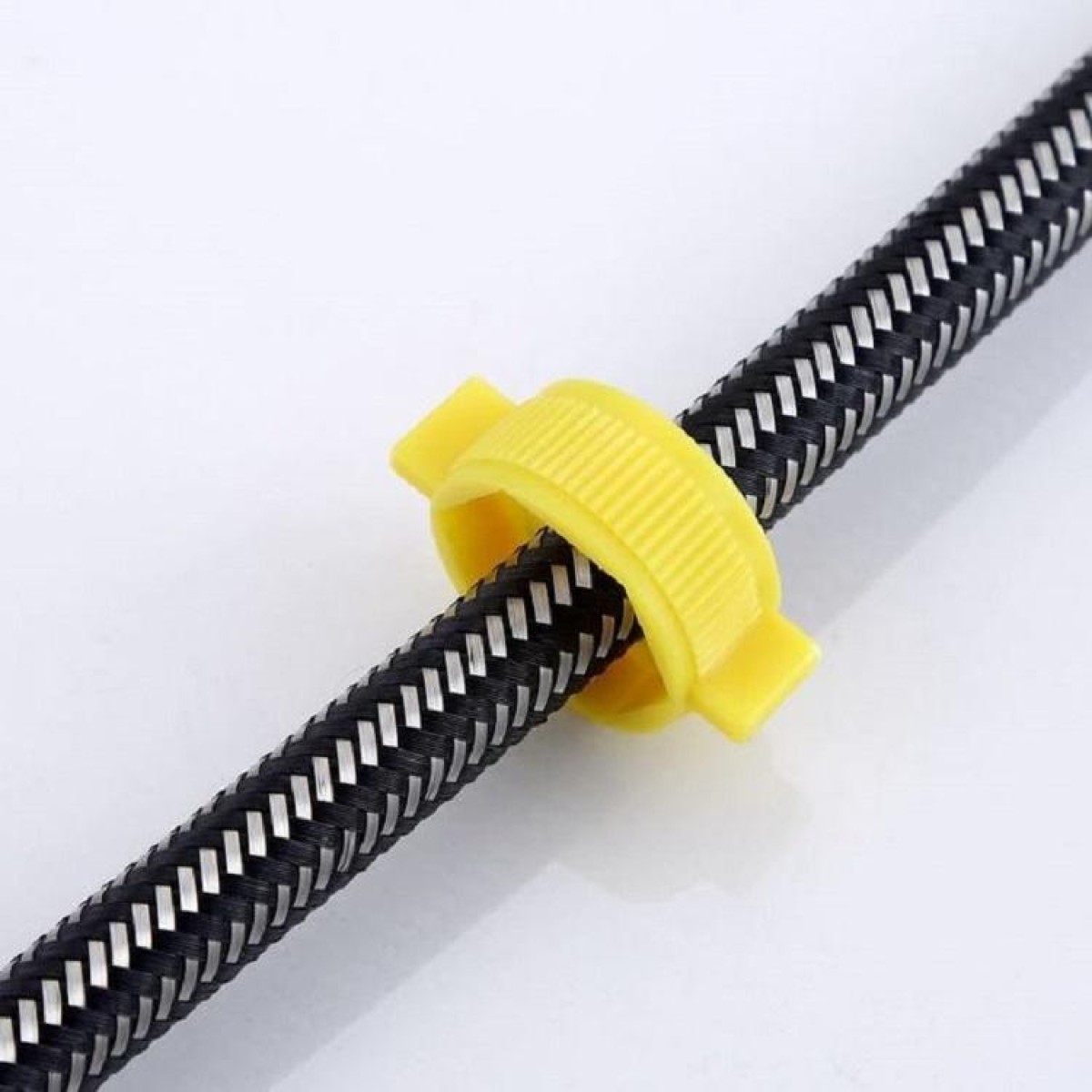 304 Stainless Steel Metal Weave High-pressure Explosion-proof Hot And Cold Water Inlet Hose, Size:60 cm