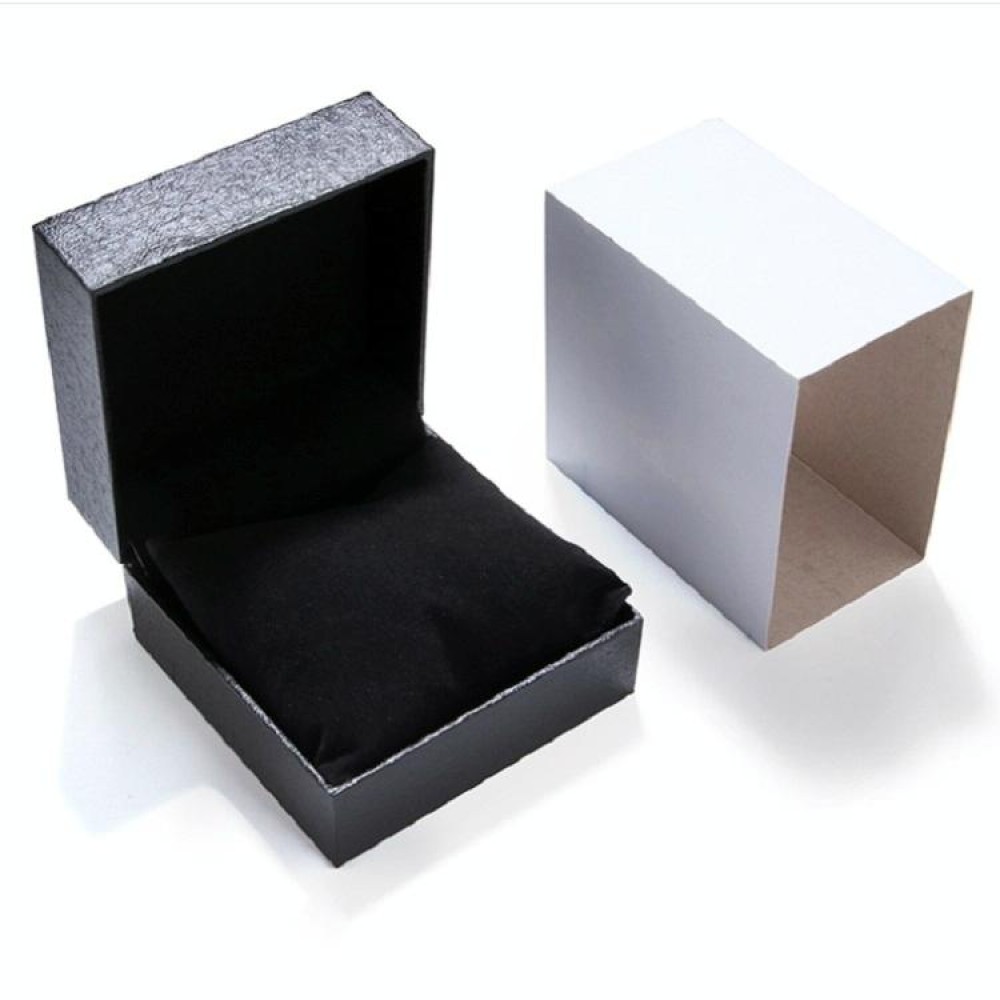 PU Leather Watch Box Custom-made High-end flip Watch Box Jewelry Gift Packaging(Black inner black plastic box)