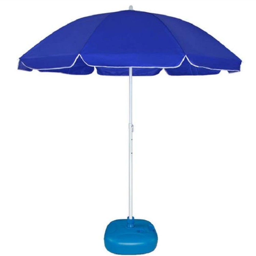 Outdoor Large Double-layer Sun Umbrella Shade And Sun Protection Stalls In The Wild, Style:2.0m sapphire blue