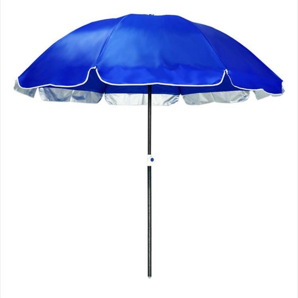Outdoor Large Double-layer Sun Umbrella Shade And Sun Protection Stalls In The Wild, Style:2.8m sapphire blue