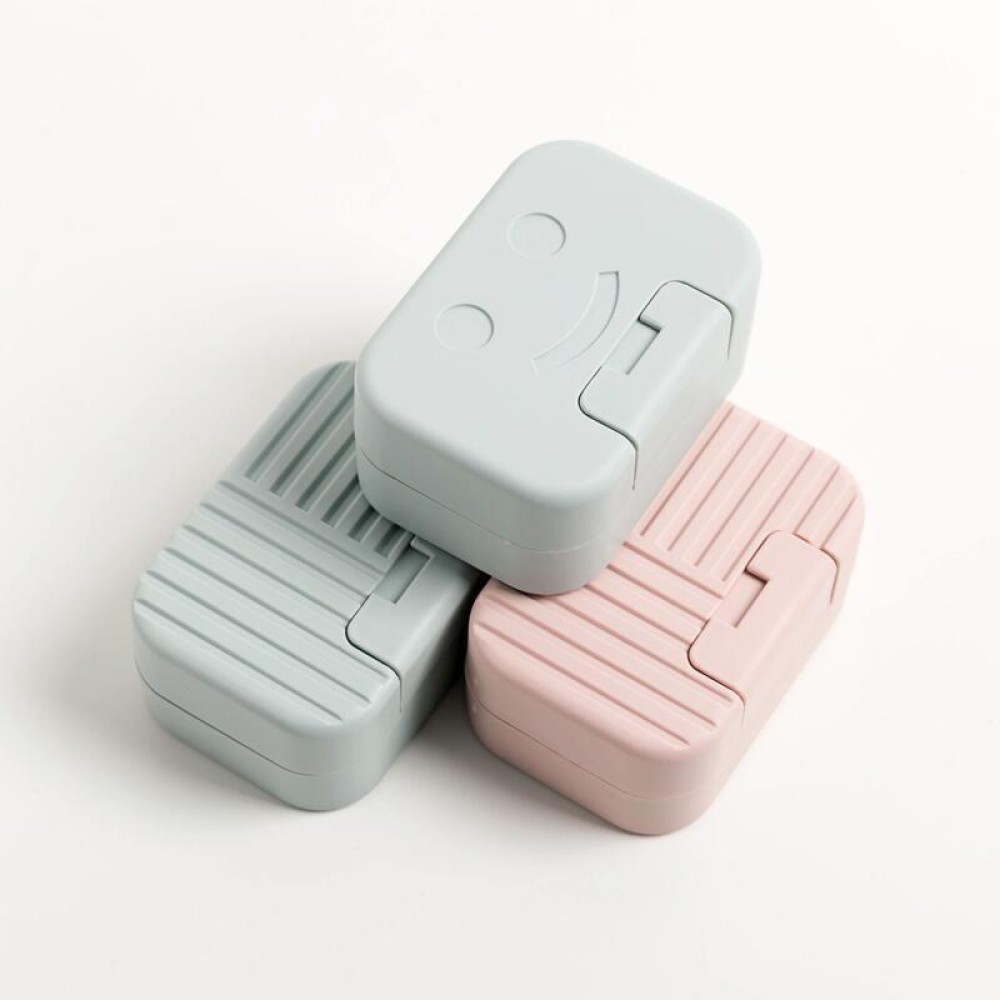 Travel Portable Soap Box With Lid Sealed Soap Box Bathroom Soap Tray Random Color