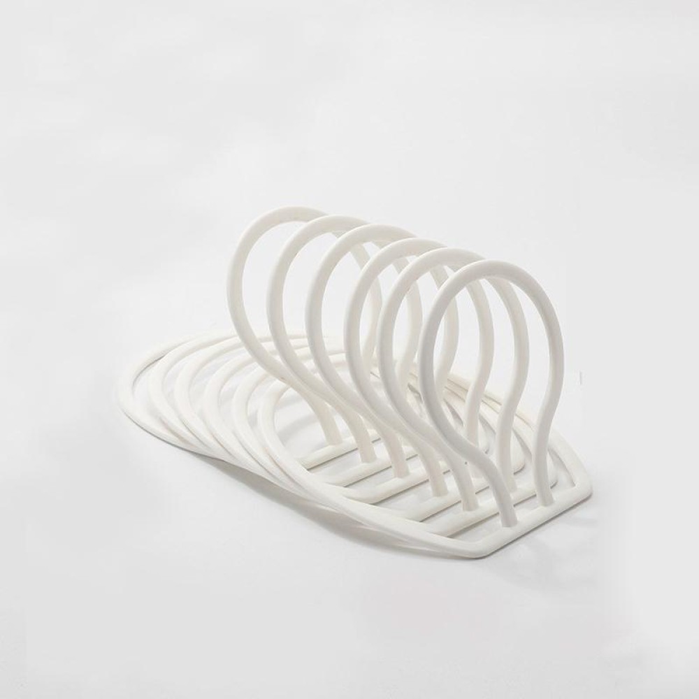 Multifunctional Hat Storage And Drying Rack Behind The Door Dormitory Scarf Bag Hook(6pcs/pack White)