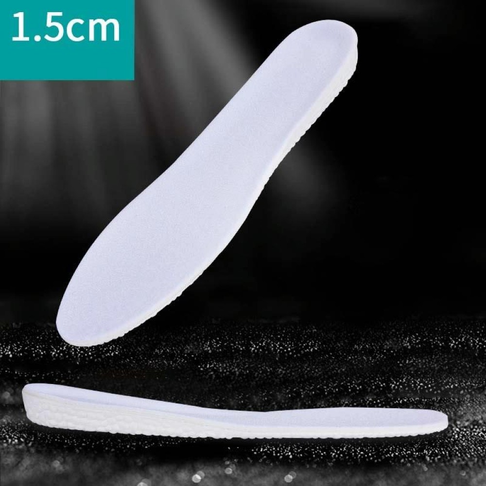 Inner Increased Insoles Sports Shock Absorption Increased Breathable Sweat-absorbent Deodorant Invisible Pad, Thickness:1.5cm(39-40)
