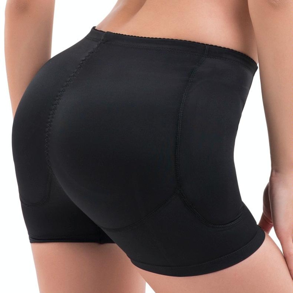 Full Buttocks and Hips Sponge Cushion Insert to Increase Hips and Hips Lifting Panties, Size: XXXXL(Black)