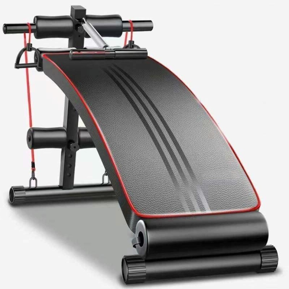 Foldable Sit-up Board For Household Multifunctional Abdomen, Specification: 177P-X4 Black Flagship Model