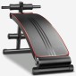 Foldable Sit-up Board For Household Multifunctional Abdomen, Specification: 177P-X2 Black Standard