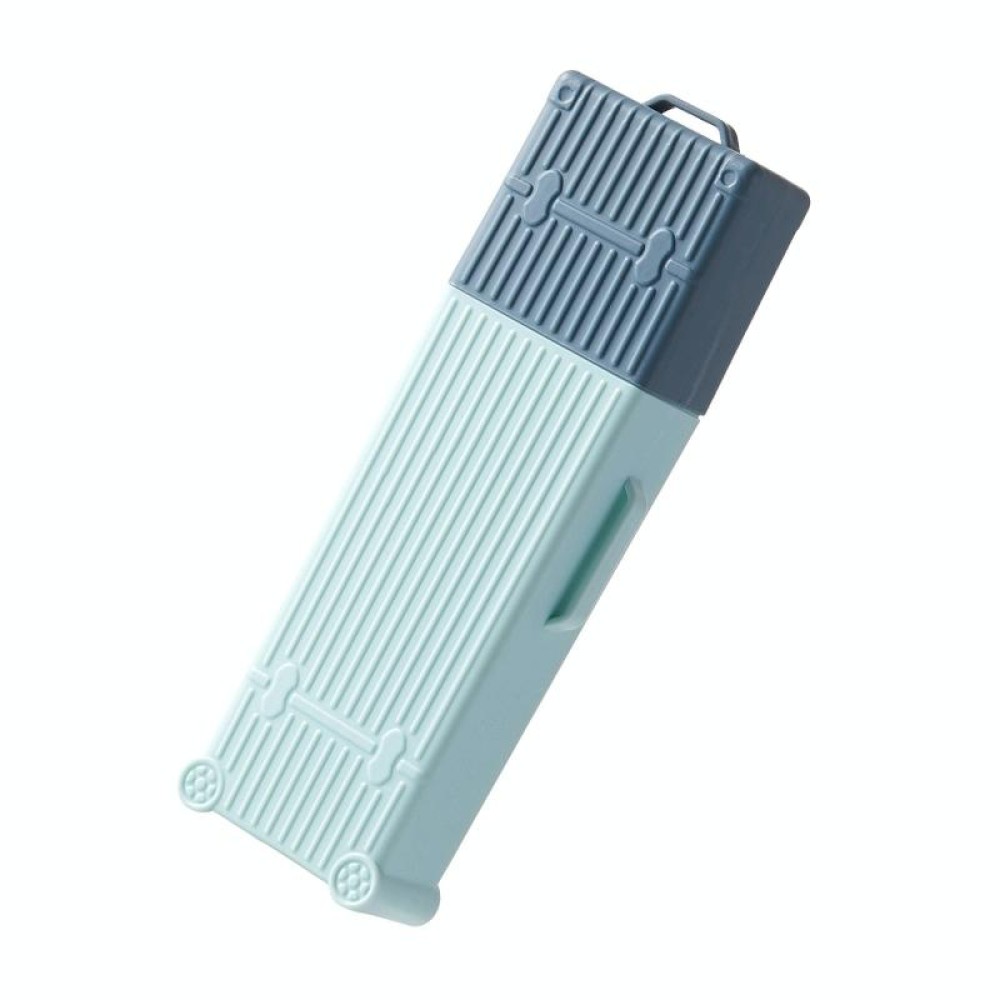 Travel Wash Cup Toothbrush Box Portable Set Creative Business Trip Tooth Storage Box(Blue hit blue)