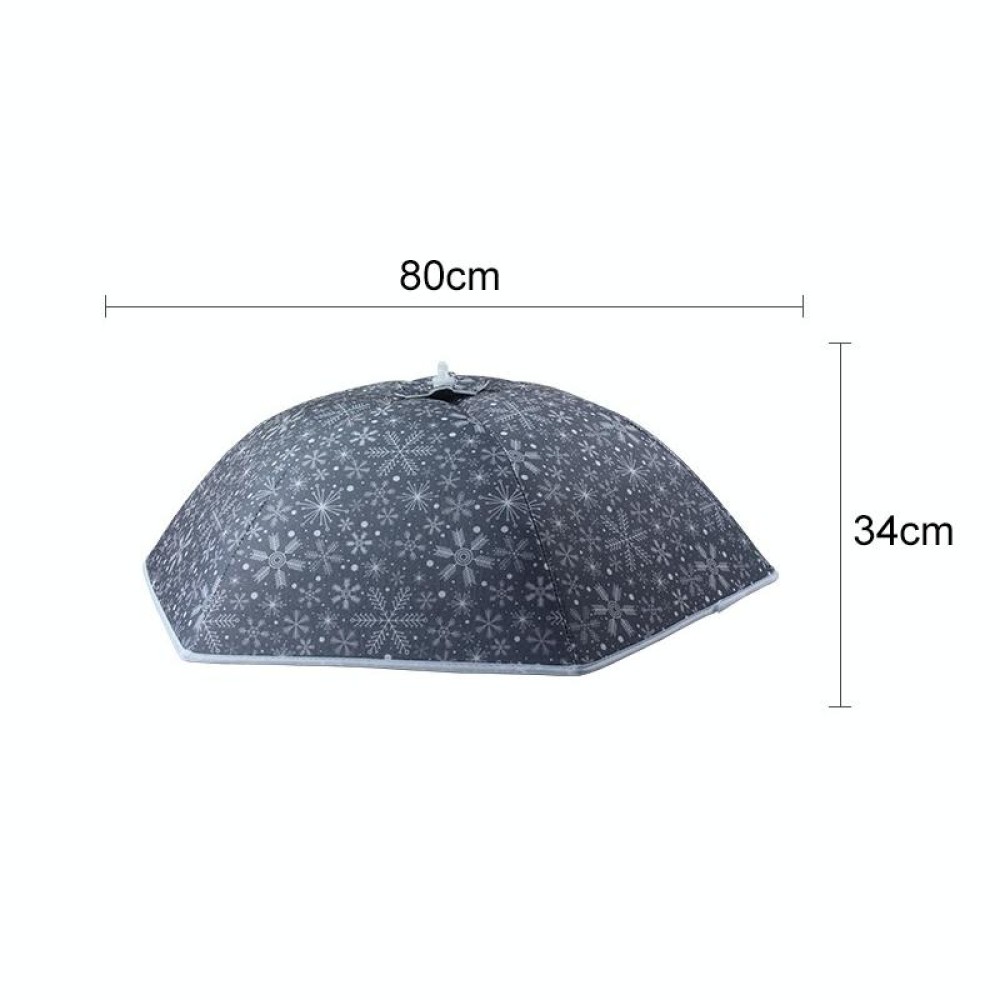 Snowflake Pattern Insulation Rice Cover Restaurant Anti-mosquito & Insect-proof Household Dish Cover
