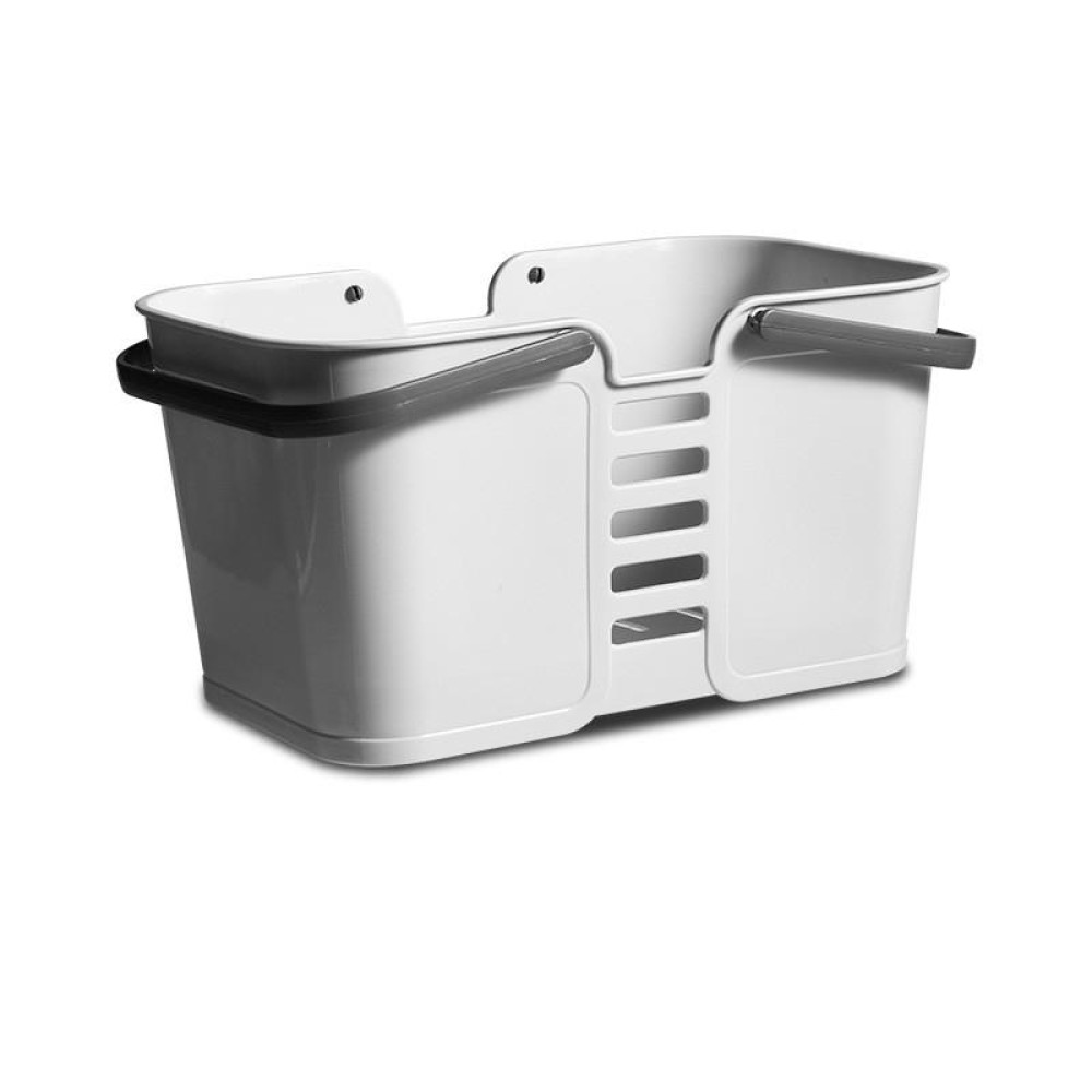 Portable Bath Basket Toiletries Storage Box(Gray)