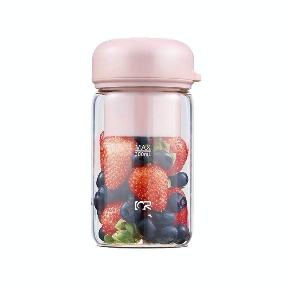 LL-GZ19 Juicer Rechargeable Household Mini Juice Cup Portable Student Dormitory Small Electric Juice Cup(Pink)
