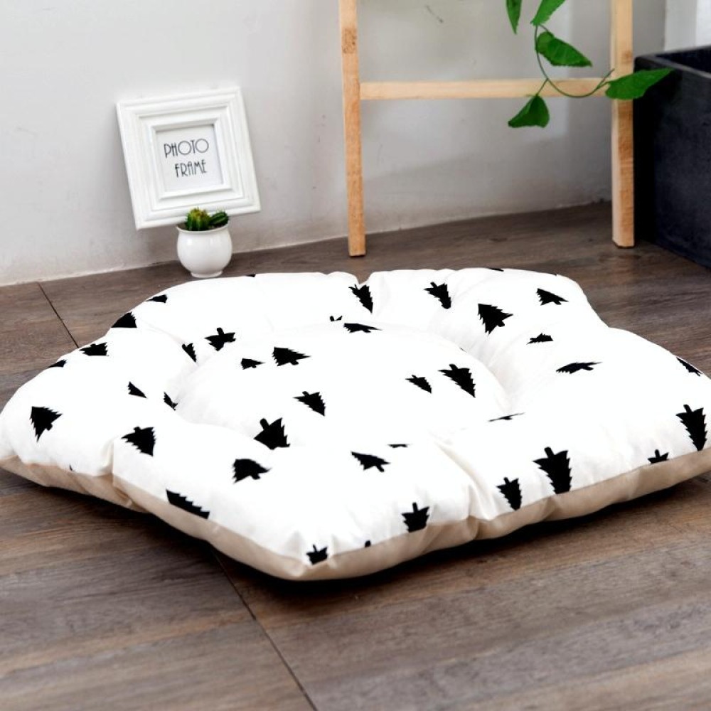 Pet Tent Sleeping Mat Dog Bed, Specification: Medium 45cm(Black Pine)