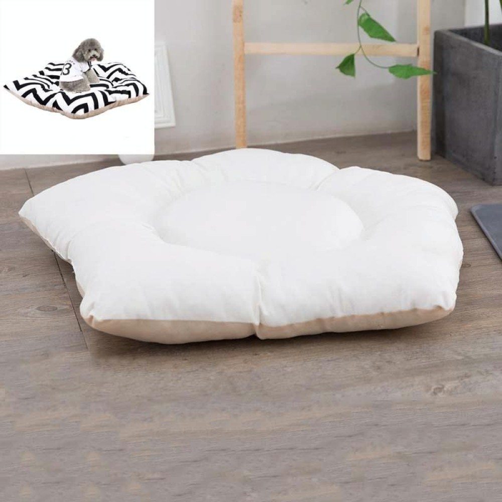 Pet Tent Sleeping Mat Dog Bed, Specification: Medium 45cm(Milk White)