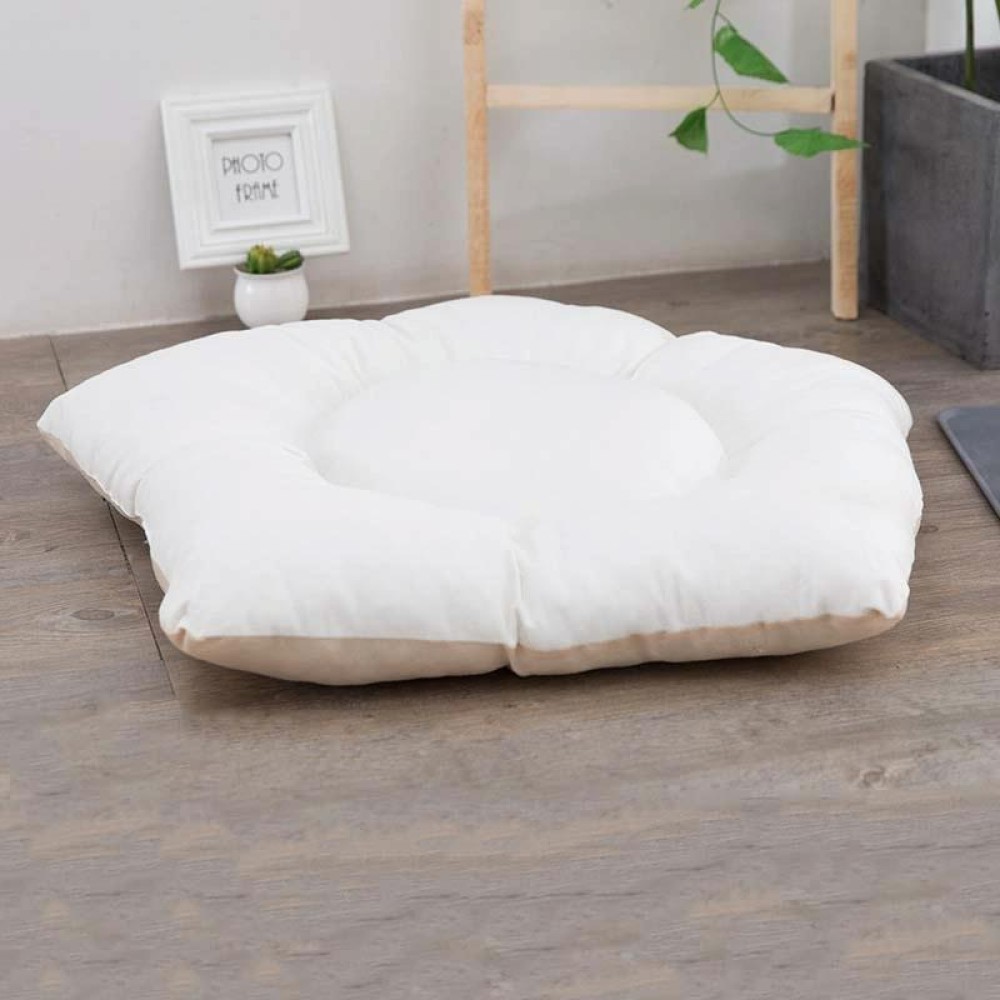 Pet Tent Sleeping Mat Dog Bed, Specification: Medium 45cm(Milk White)