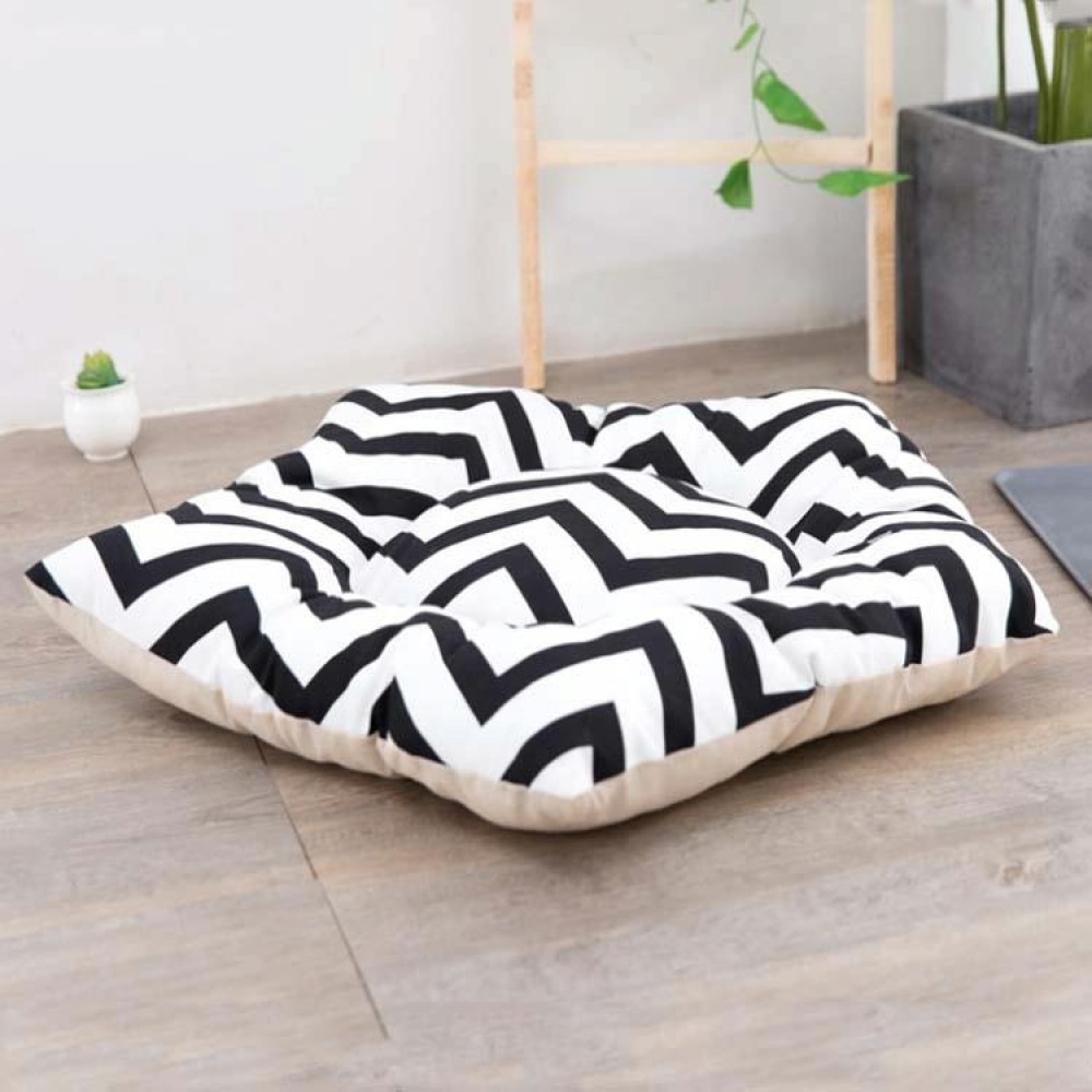 Pet Tent Sleeping Mat Dog Bed, Specification: Large 50cm(Black Stripes)