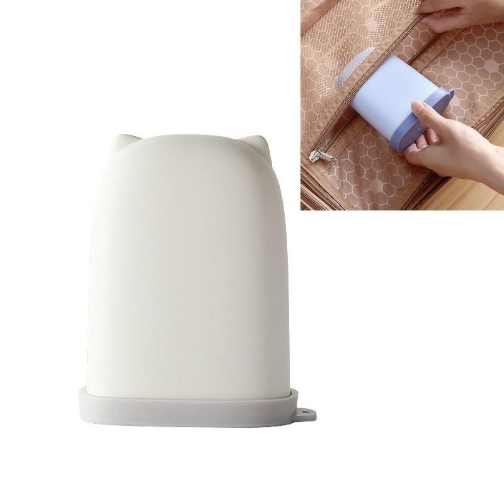 Portable Soap Box Sealed & Leak-proof Travel Products Personal Care Essential(White)