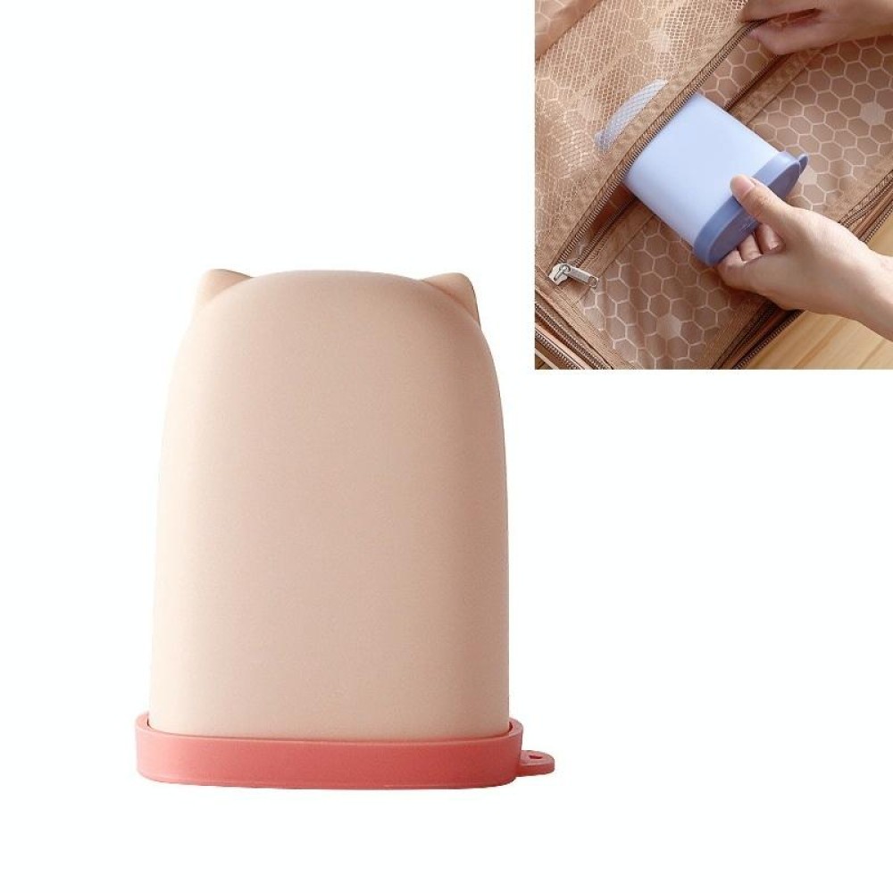 Portable Soap Box Sealed & Leak-proof Travel Products Personal Care Essential(Pink)