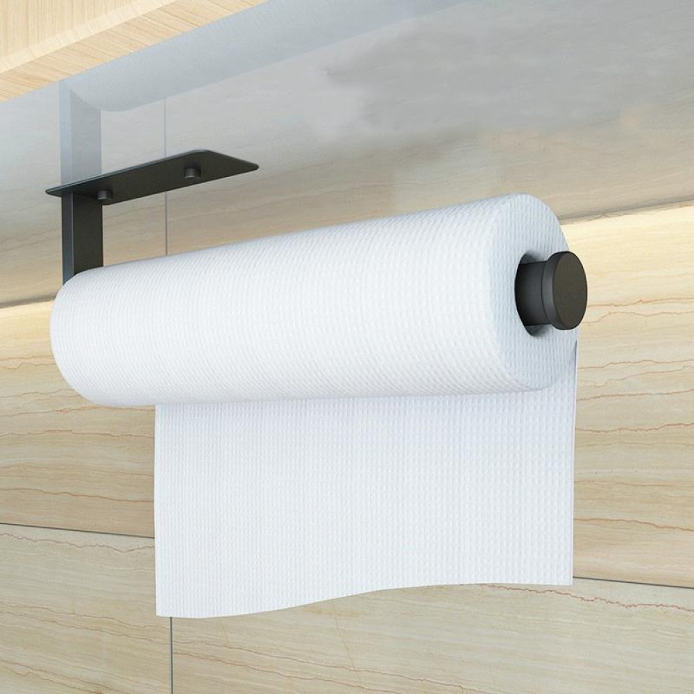 Kitchen Paper Towel Rack Lazy Rag Rack Wall Mount Bracket Roll Paper Holder