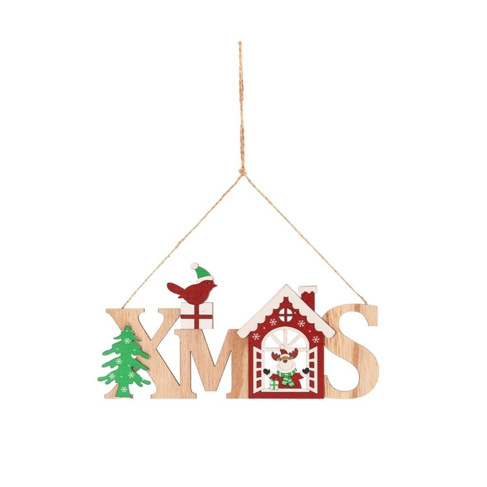 Christmas Wooden English Listing House Welcome Listing, Specification: Elk