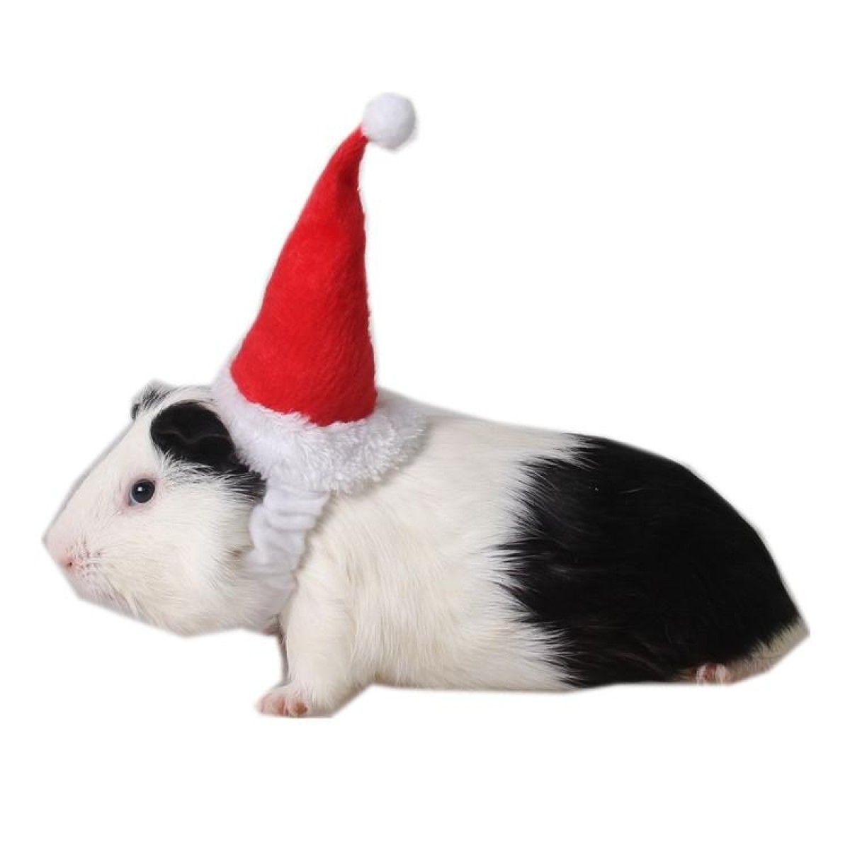 Pet Christmas Hat Flannel Strap Cap