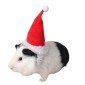 Pet Christmas Hat Flannel Strap Cap