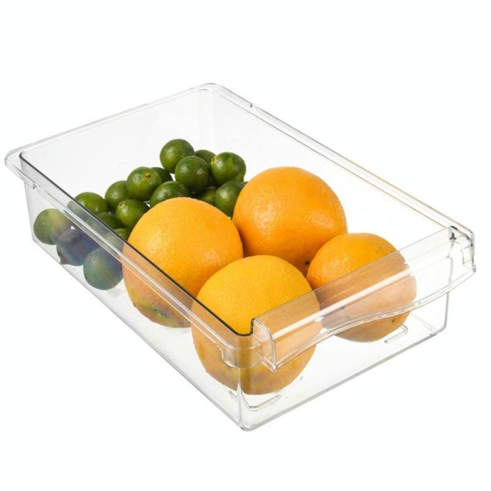 Refrigerator Storage Box Drawer Type Square Household Multifunctional Food Preservation Box, Specification: 1 Box Without Hook