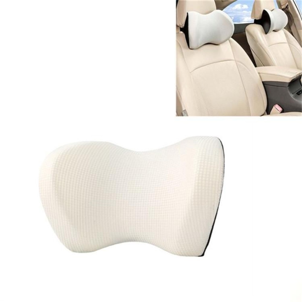 Car Headrest Four Seasons Universal Ice Silk Pillow Neck Protection Memory Pillow(Gray)