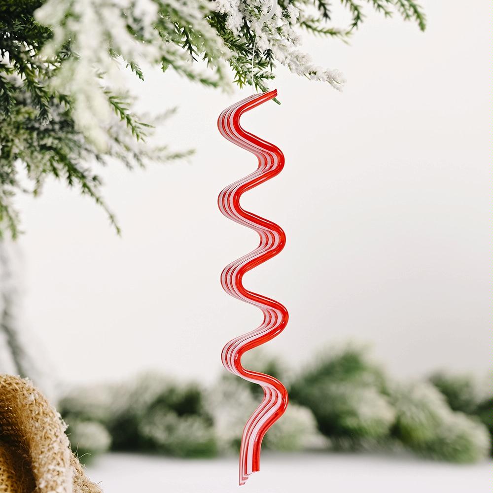 Christmas Decorations Simulation Candy Christmas Tree Ornaments, Specification: Wave Sugar