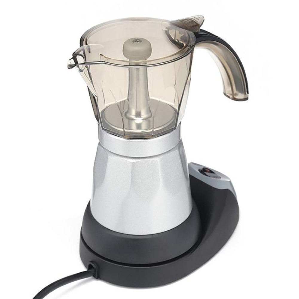 3 to 6 Cup Aluminium Alloy Electric Moka Coffee Pot Percolator EU Plug