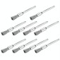 10 PCS Wire Brush Metal Descaling Polishing Brush To Remove Oxide Layer Flat Polishing Brush, Style:Pen Shape 3×5MM