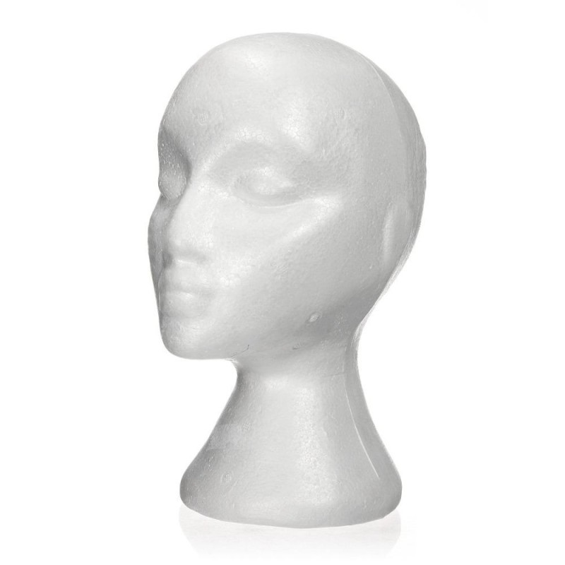 Dummy mannequin head Female Foam Exhibitor for Woman Mannequin Foam