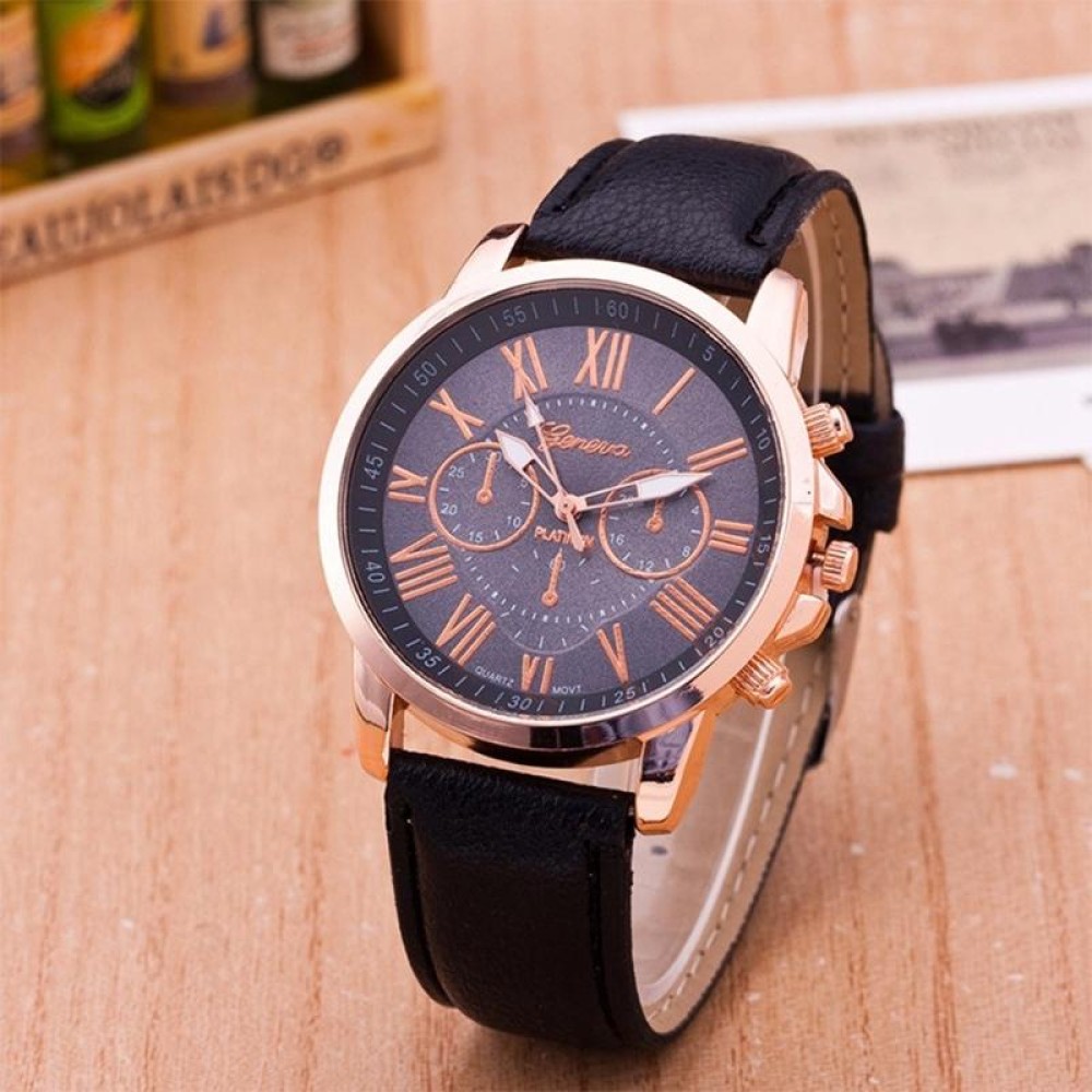 Women and Men Fashion Quartz Watches Leather Sports Casual Watch