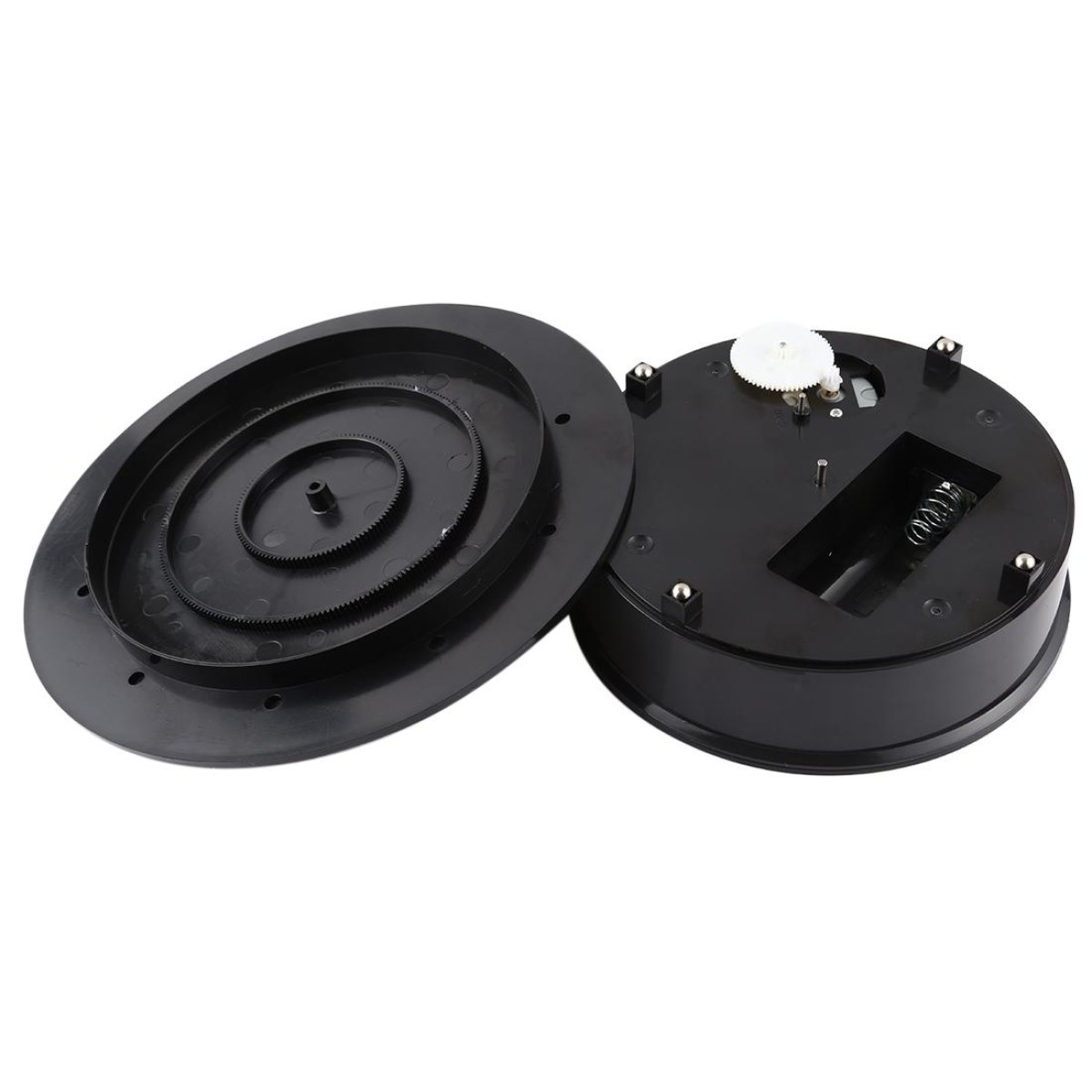 30cm 360 Degree Electric Rotating Turntable Display Stand Video Shooting Props Turntable for Photography, Load 4kg (Black)