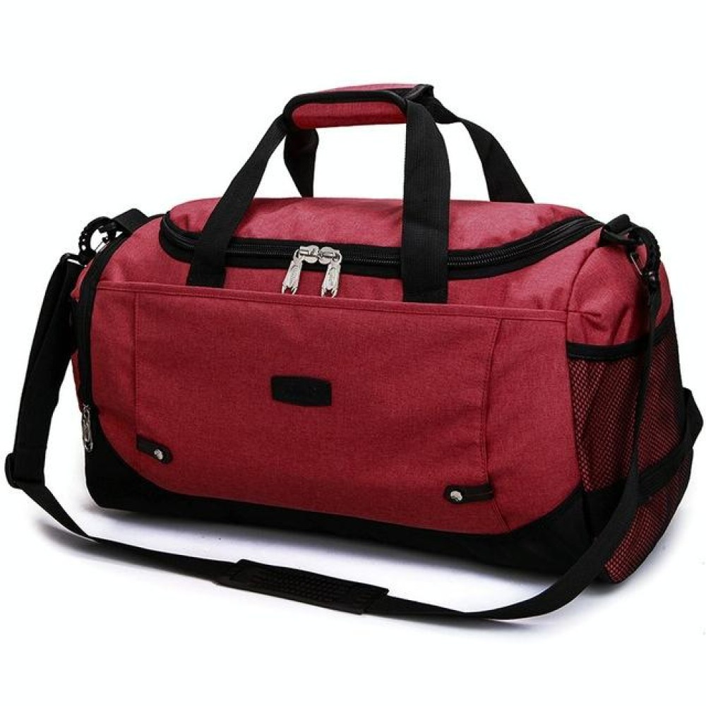 Mens / Ladies Large Capacity Travel Bags Portable Multifunctional Handbag(Red)