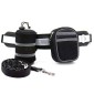 Dog Running Reflective Adjustable Belt Traction Rope with Small Bag, Specification:4-Piece Set(Black)