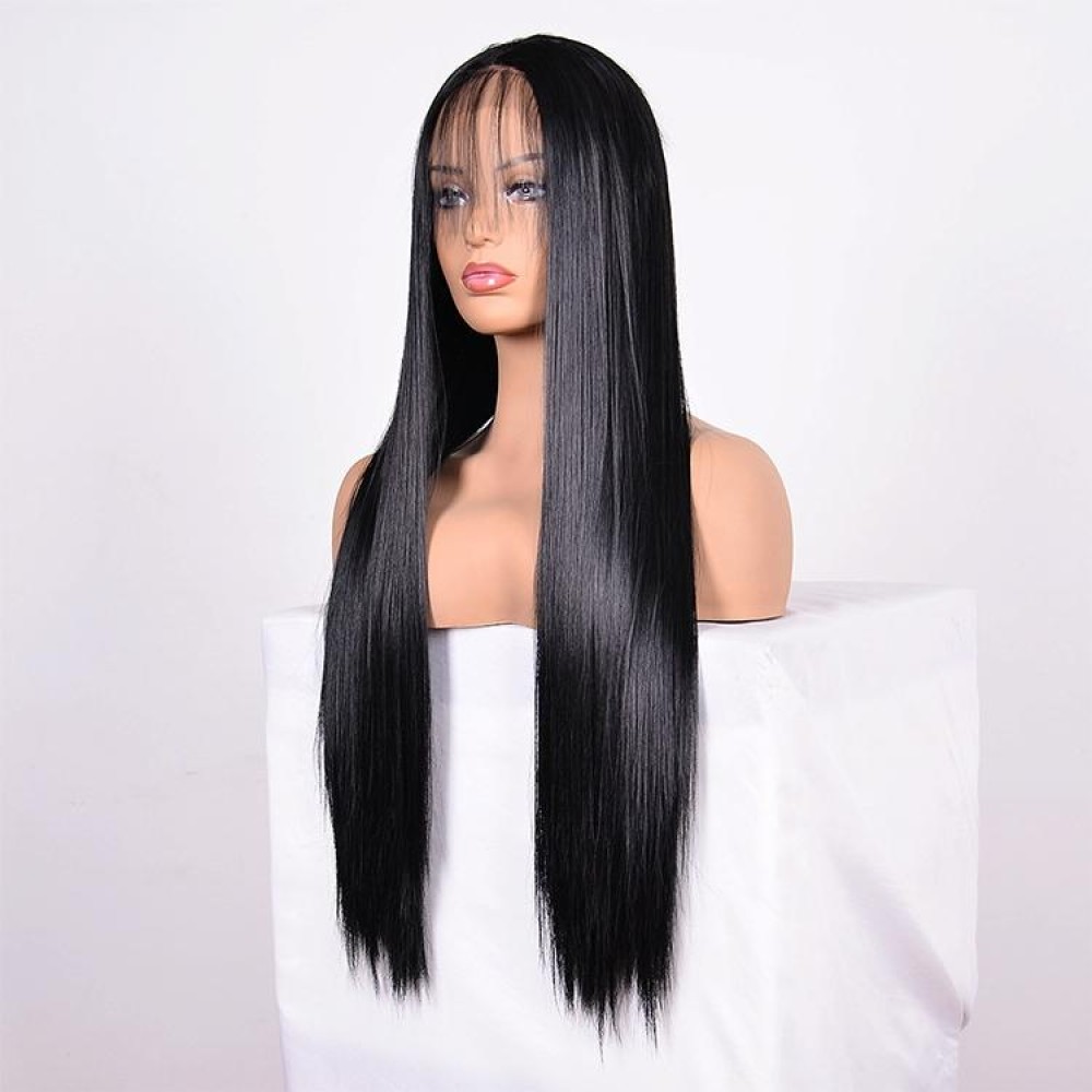 Straight Lace Front Human Hair Wigs, Stretched Length:16 inches, Style:1