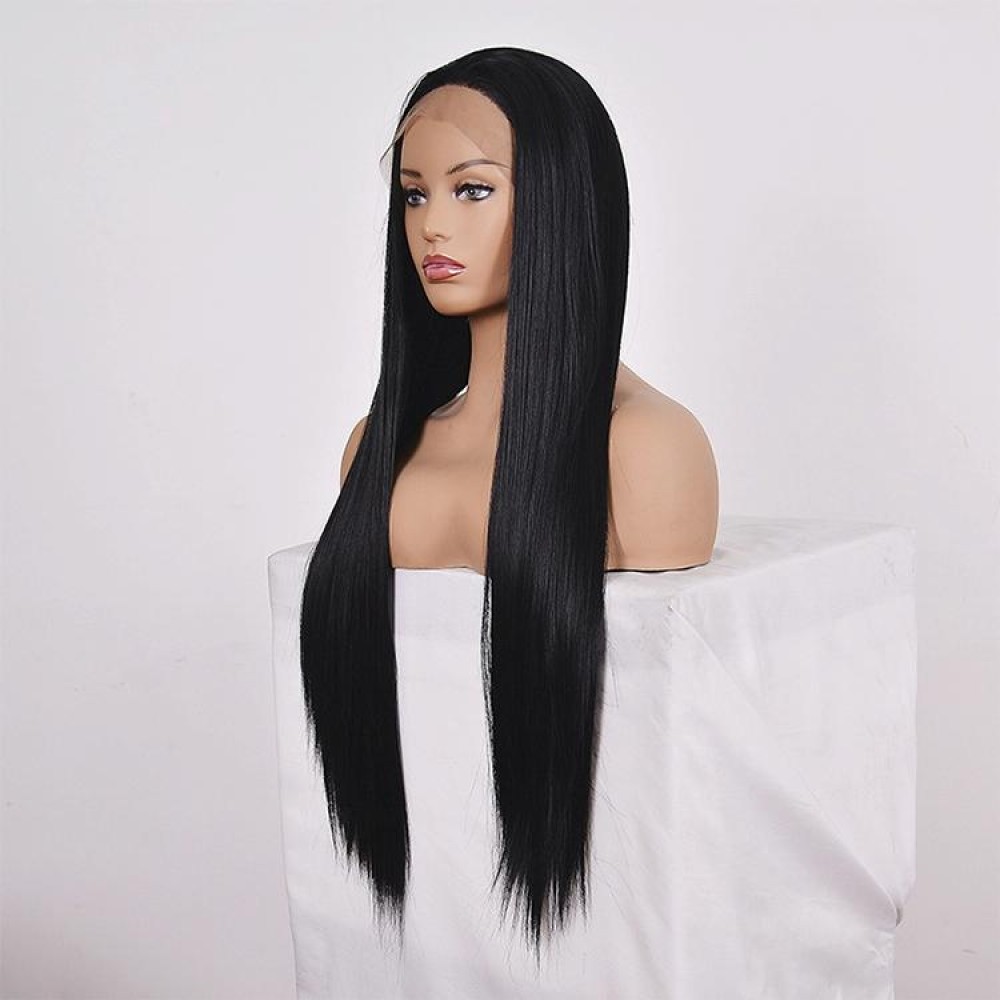 Straight Lace Front Human Hair Wigs, Stretched Length:26 inches, Style:2
