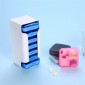 Home Travel Plastic Pill Box Drawer Pill Box Portable Storage Box, Model:6 Grid(Pink)