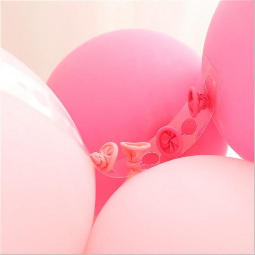 DIY Latex Balloons Modeling Tool Plastic Balloon Chain Balloon Tie Knob Tool Birthday Party Wedding Decoration Supplies, Length: 5m