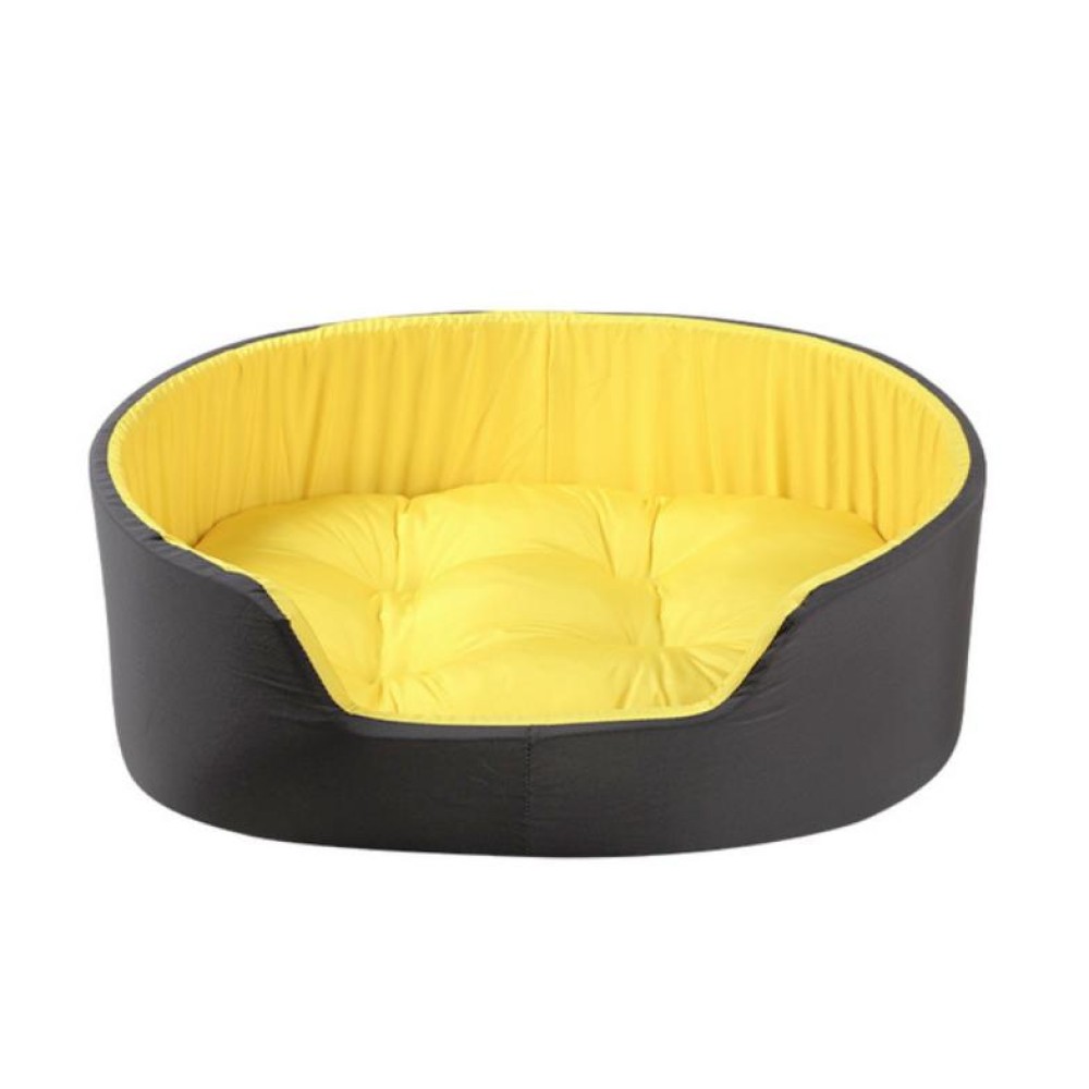 Two-Color Washable Comfortable Pet Nest with Cushion, Size:S 49x35x18cm
