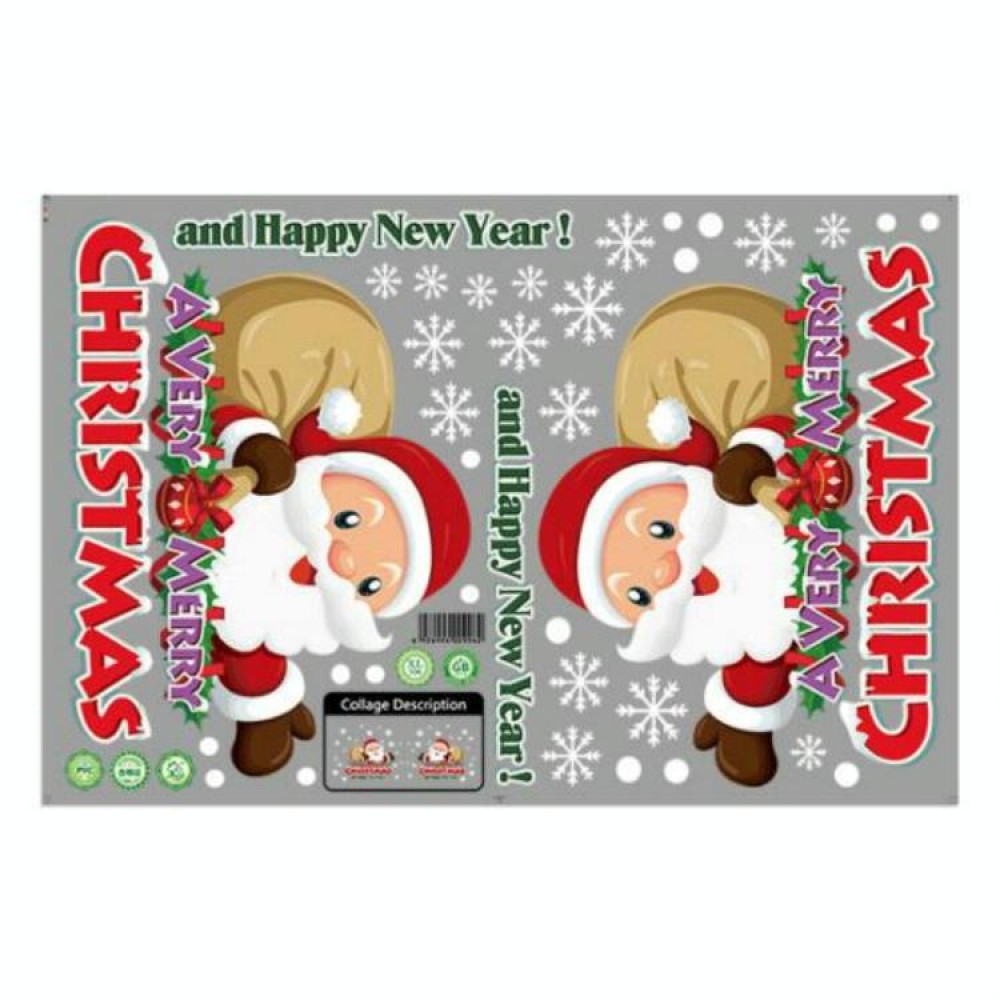 Christmas Decorations Stickers Glass Window Wall Stickers(Christmas Gifts)