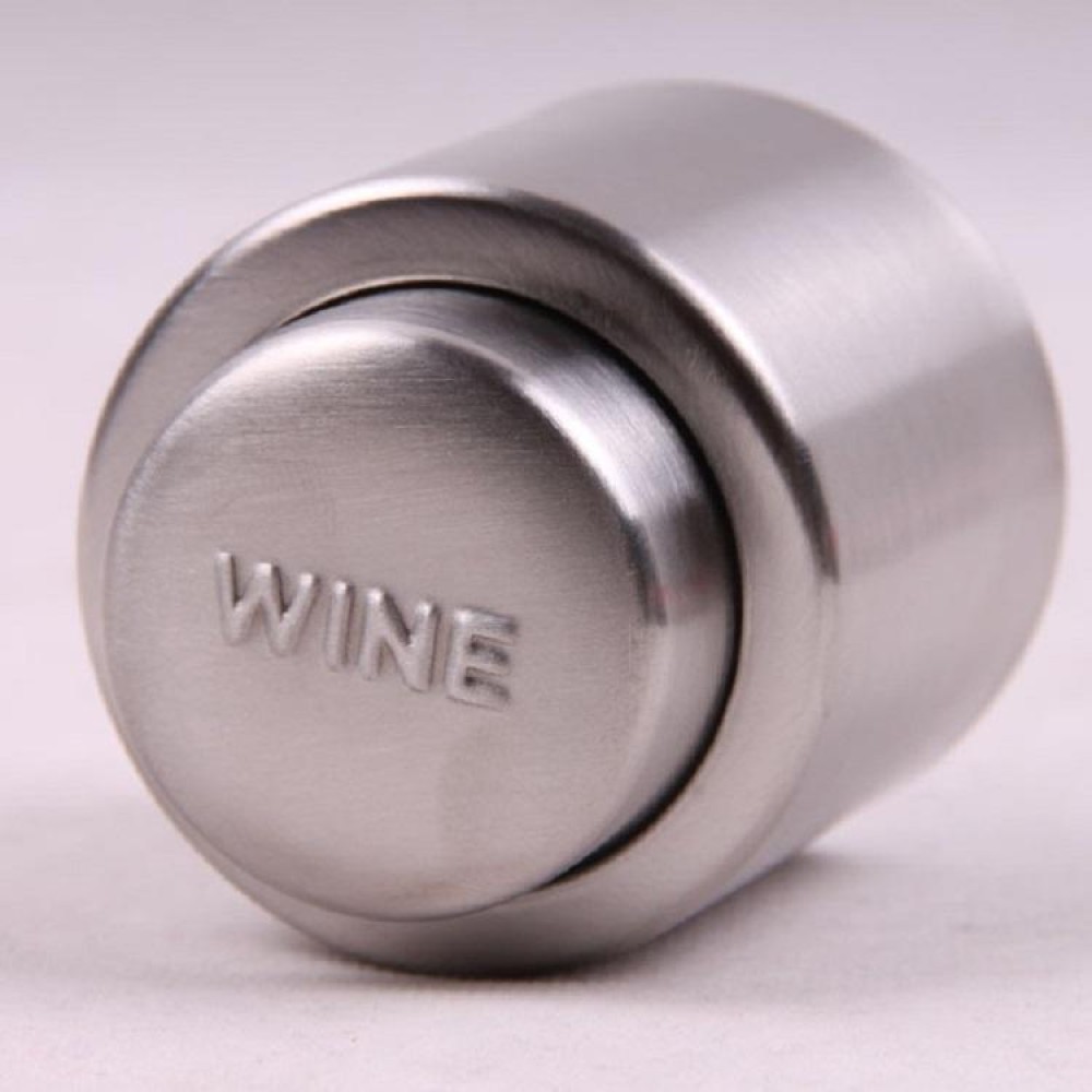Push Stainless Steel Red Wine Stopper Champagne Stopper, Style:Red Wine Stopper