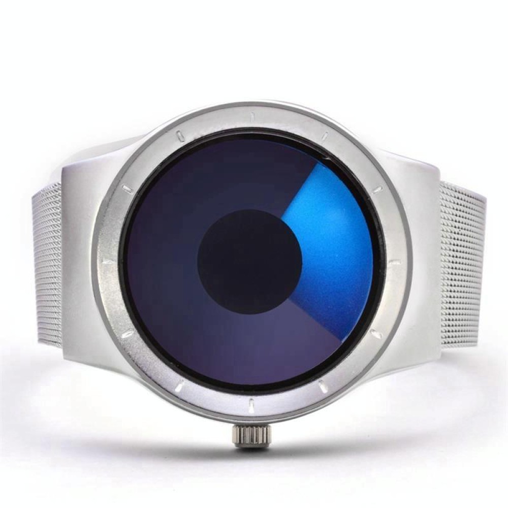 Creative Swirl Design Luminous Watch withouPointer(Blue)