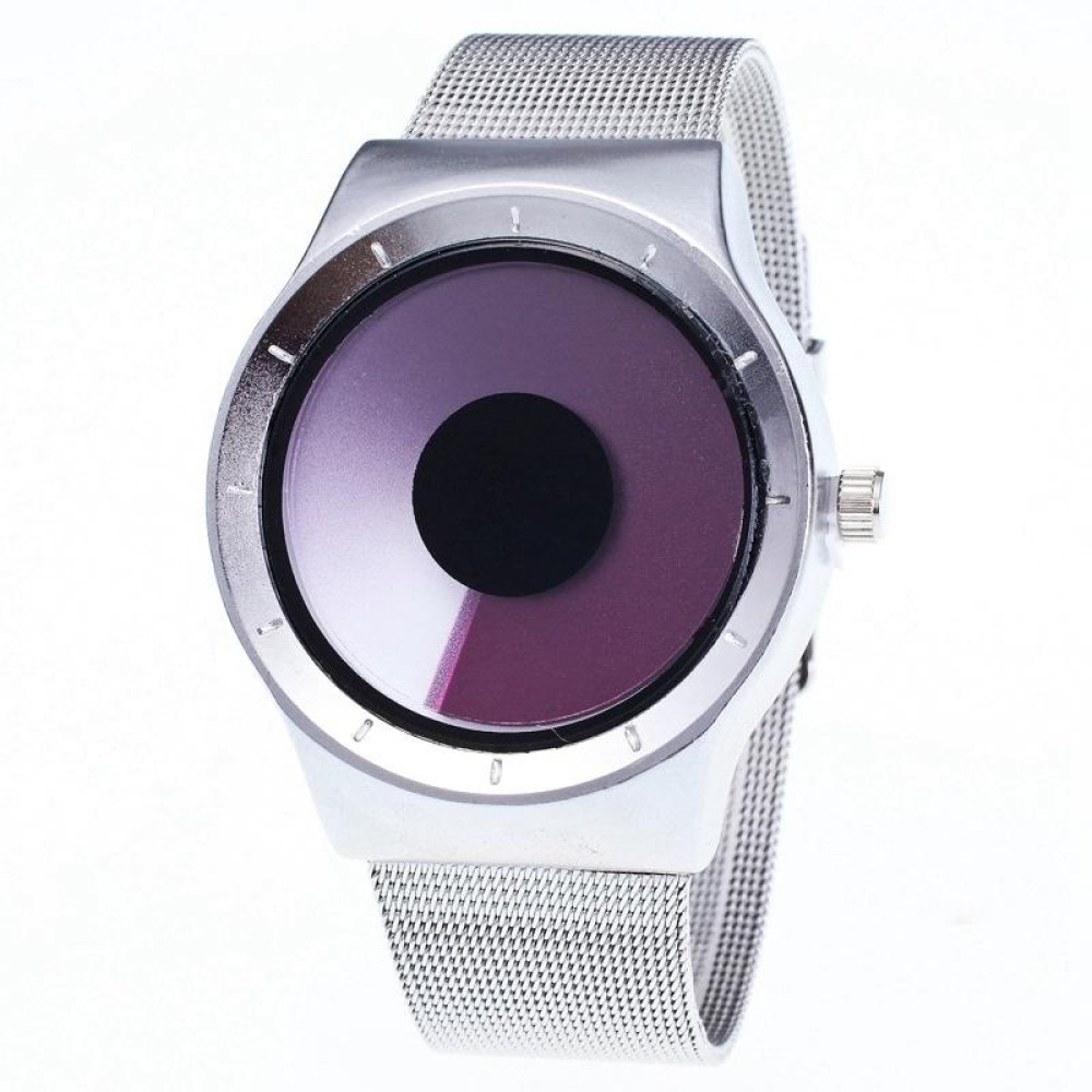 Creative Swirl Design Luminous Watch withouPointer(Purple)