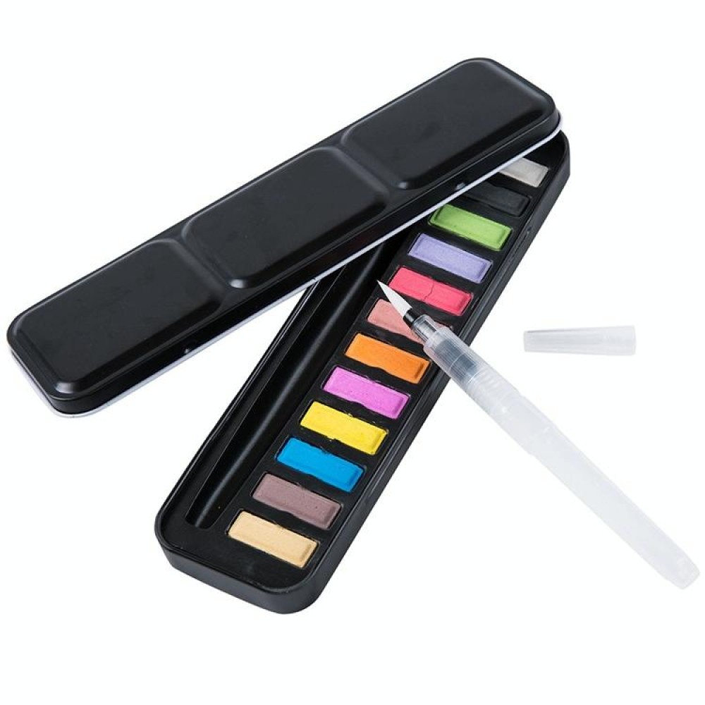 Solid Watercolor Paint Set Portable Drawing Acrylic Art Painting Supplies(12 colors)