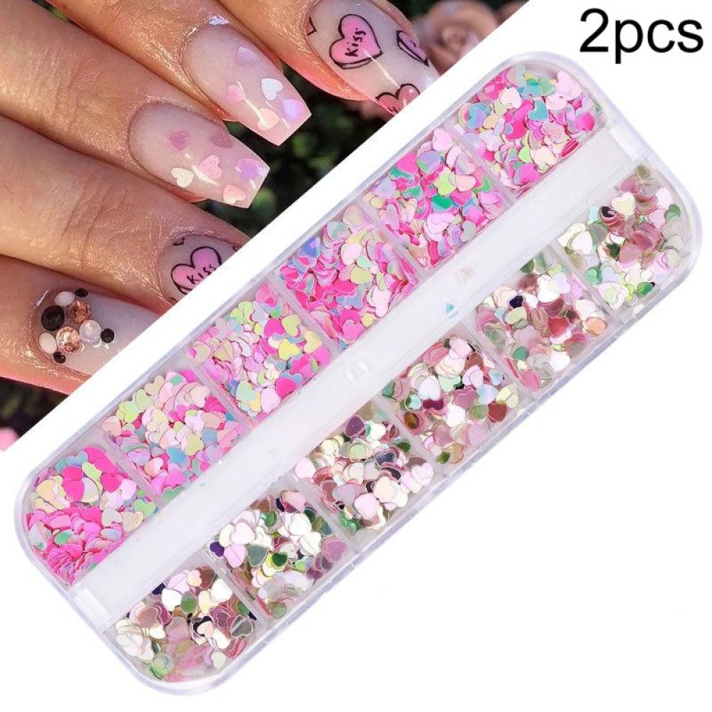 2 PCS Nail Art Butterfly Laser Symphony Sequins, Specification:04