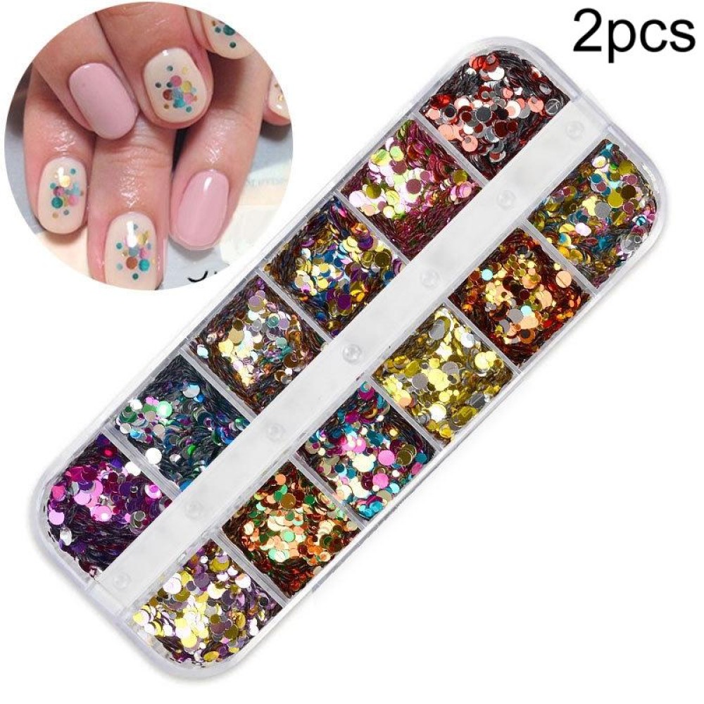 2 PCS Nail Art Butterfly Laser Symphony Sequins, Specification:30