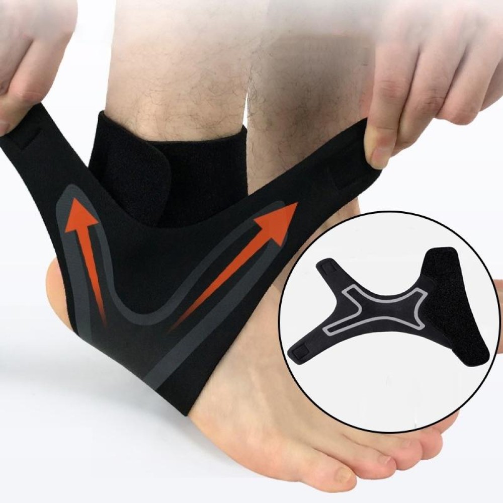 Sport Ankle Support Elastic High Protect Sports Ankle Equipment Safety Running Basketball Ankle Brace Support, Size:XL(Right)
